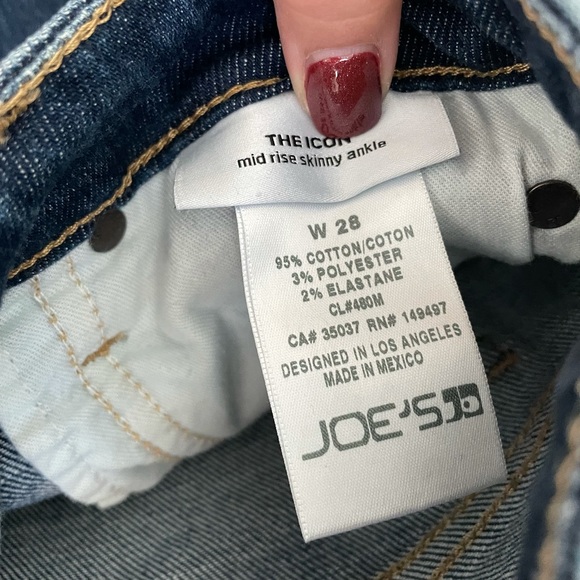 Joe’s “The Icon” mid rise skinny ankle - Picture 2 of 3